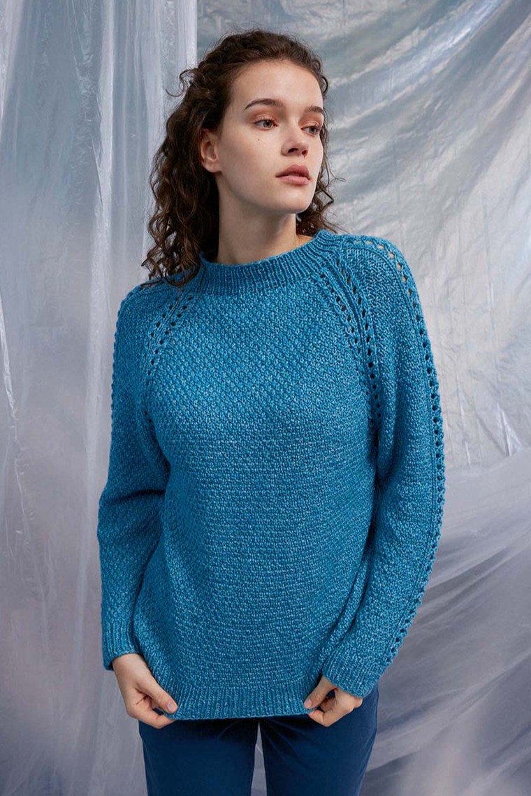Anleitung Nr. 18862 Pullover "Bess" aus Fortuna (Lang Yarns)