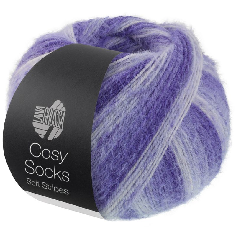 Cosy Socks Soft Stripes (Lana Grossa)