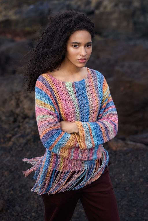 Anleitung Nr. 18580 Pullover aus Gomitolo Mambo
