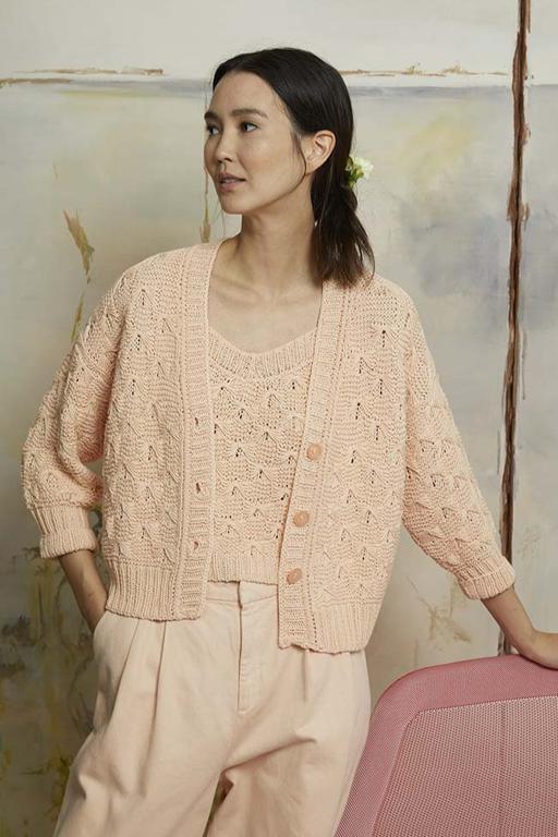 Anleitung Nr. 18469 Jacke aus Soft Cotton (Lang Yarns)