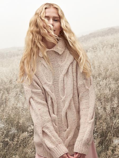 Anleitung Nr. 19225 Long-Sweater aus Ecopuno & Natural Superkid Tweed