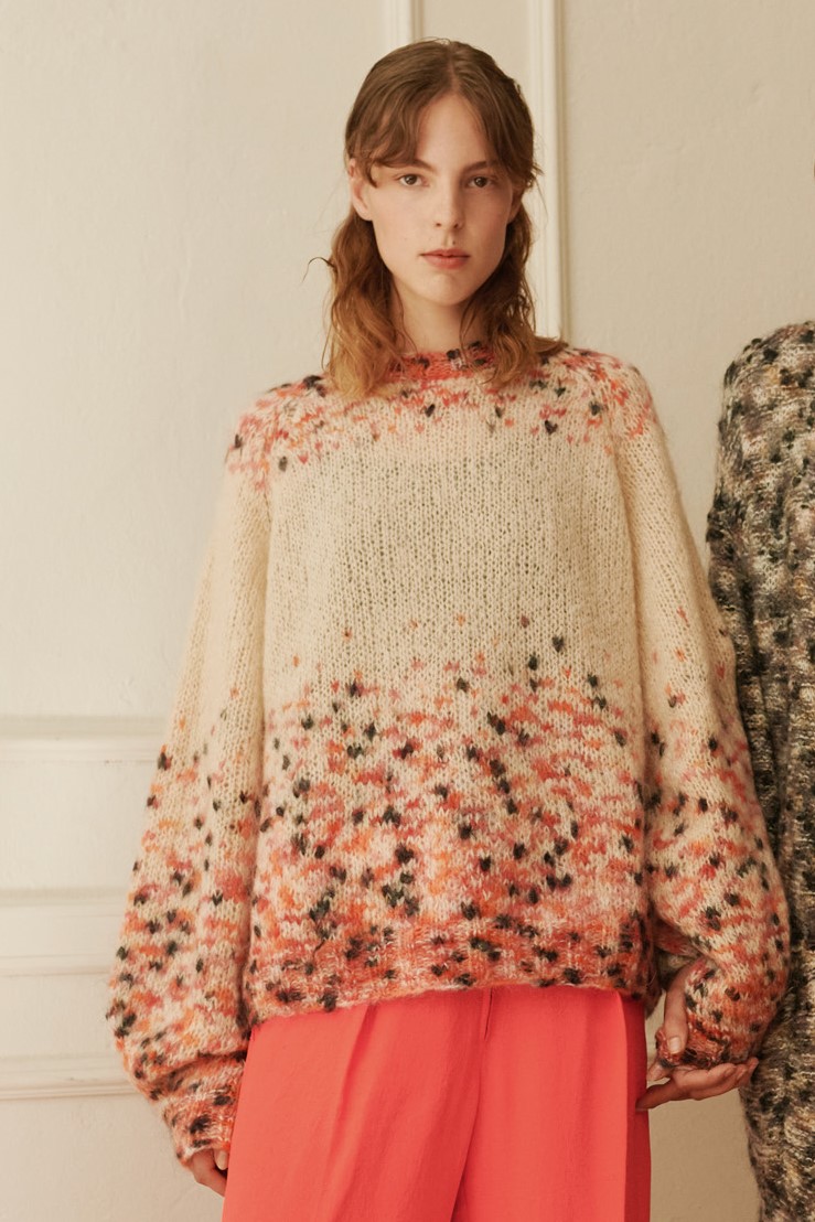 Anleitung Nr 16069 Pullover aus Lala Berlin Brushy