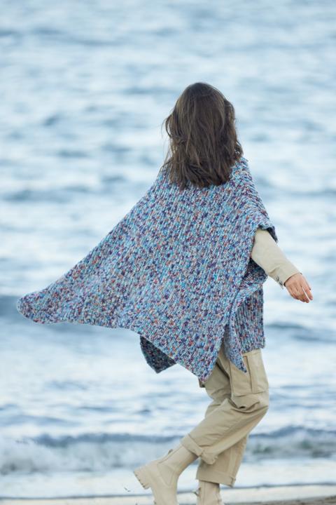 Anleitung Nr. 16041 Poncho aus Colortwist