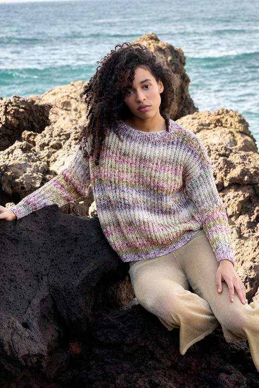 Anleitung Nr. 18584 Patent-Pullover aus Gomitolo Hippie