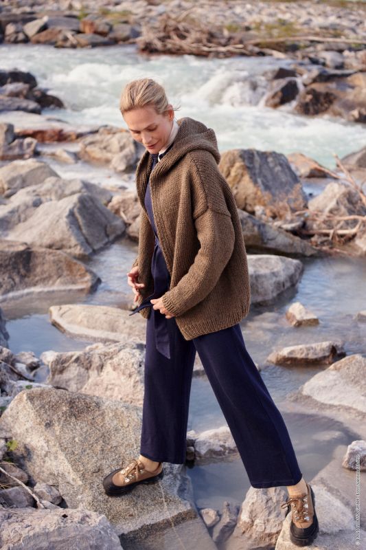 Anleitung 16187 Kapuzenjacke aus Alta Moda Alpaca