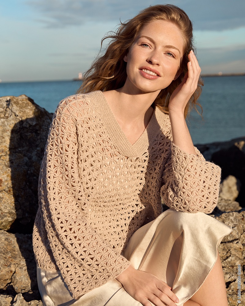 Anleitung Nr. 18304 Pullover aus Ecopuno