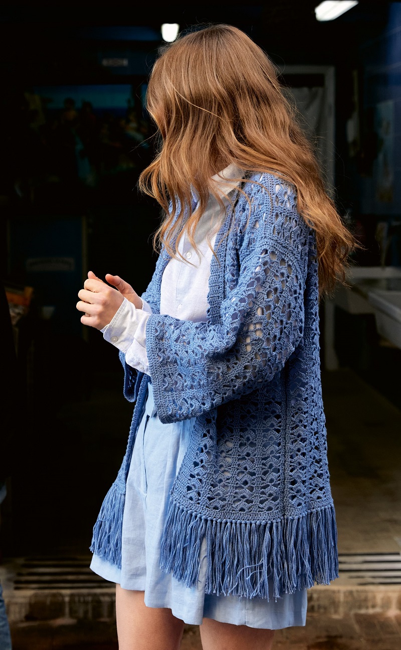 Anleitung Nr. 19554 Cardigan aus Summer Cashmere (Lana Grossa)