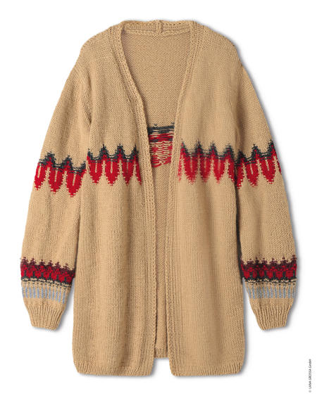 Anleitung Nr. 19235 Cardigan aus Landlust Naturwolle