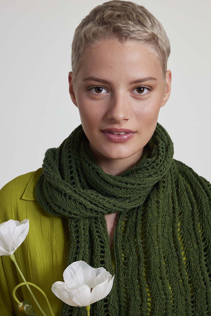 Anleitung Nr. 18388 Schal "Kenzie" aus Ananas (Lang Yarns)
