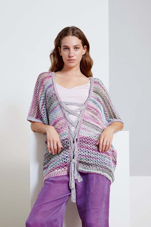 Anleitung Nr. 18370 Pullover "Teona" aus Fiesta (Lang Yarns)