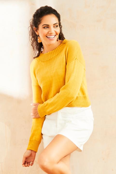 Anleitung Nr. R15353 Pullover "Mist" aus Summerlite 4ply