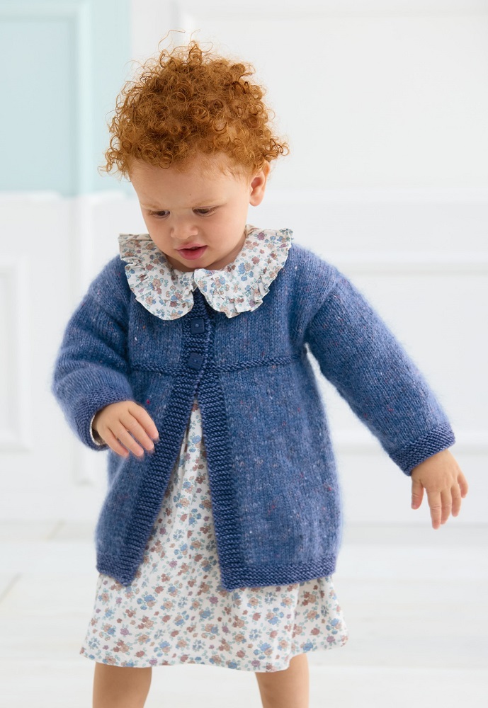Anleitung Nr. 18185 Jacke aus Natural Superkid Tweed & Cool Wool Big Vintage