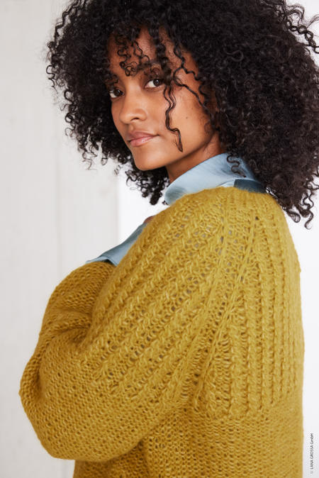 Anleitung Nr. 19010 Top-Down Raglansweater aus Alpaca Air II