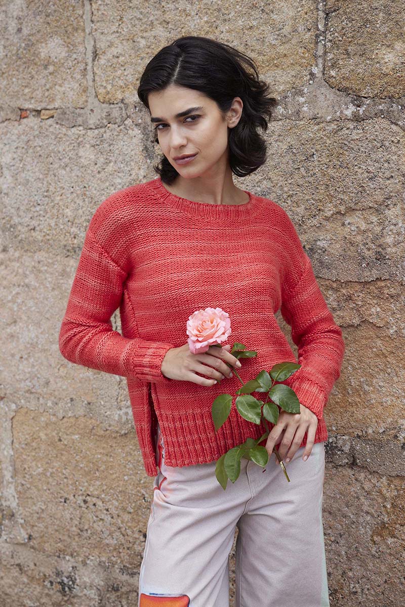 Anleitung Nr. 18334 Pullover "Princess Charming" aus Glow (Lang Yarns)