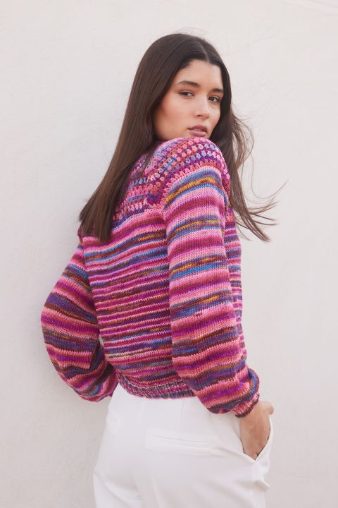 Anleitung Nr. 17368 Pullover aus Gomitolo Arco