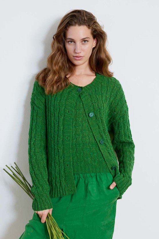 Anleitung Nr. 18390 Jacke "Kyoko" aus Ananas (Lang Yarns)