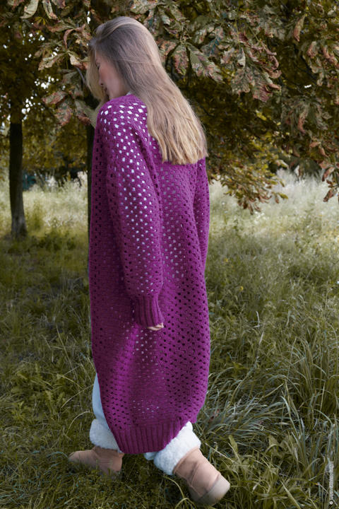Anleitung Nr 17839 Mantel aus Alta Moda Alpaca