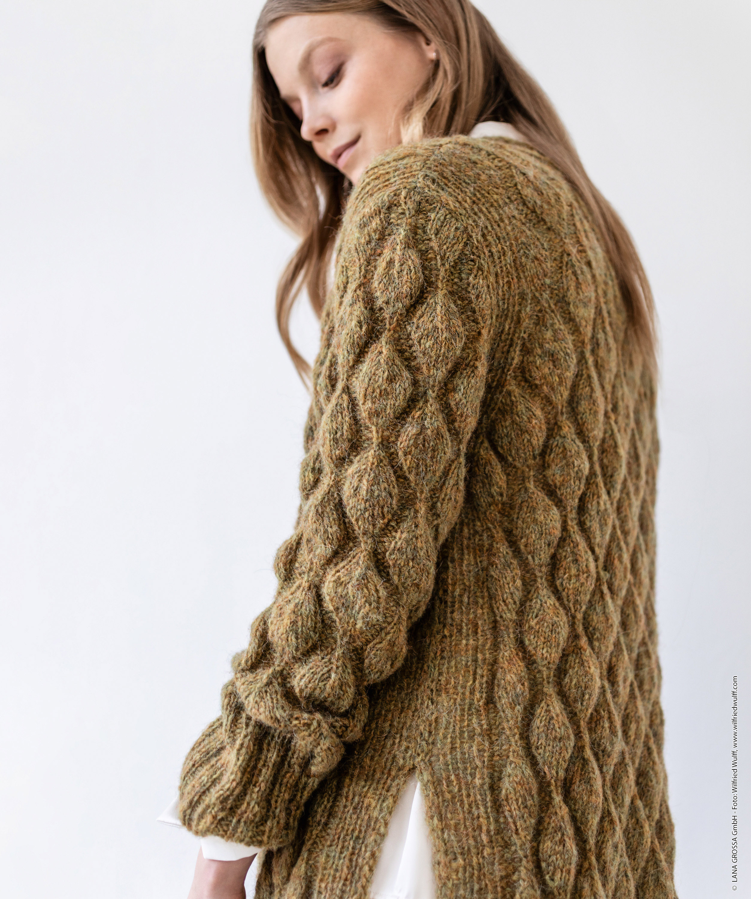 Anleitung Nr 16080 Longjacke aus Nuvoletta
