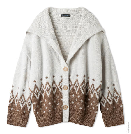 Anleitung Nr. 19251 Jacke aus Natural Alpaca Pelo & Glamour