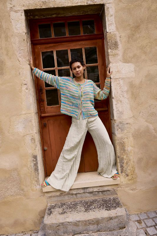 Anleitung Nr. 18488 Jacke aus Lisboa (Lang Yarns)