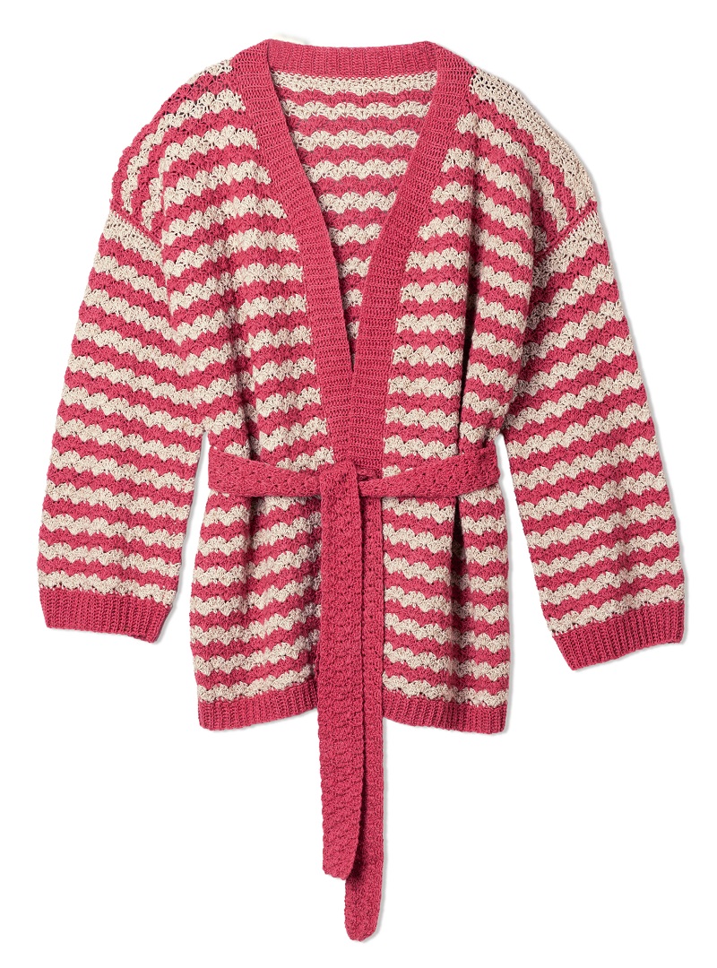 Anleitung Nr. 19547 Jacke im Muschelmuster aus Diversa (Lana Grossa)