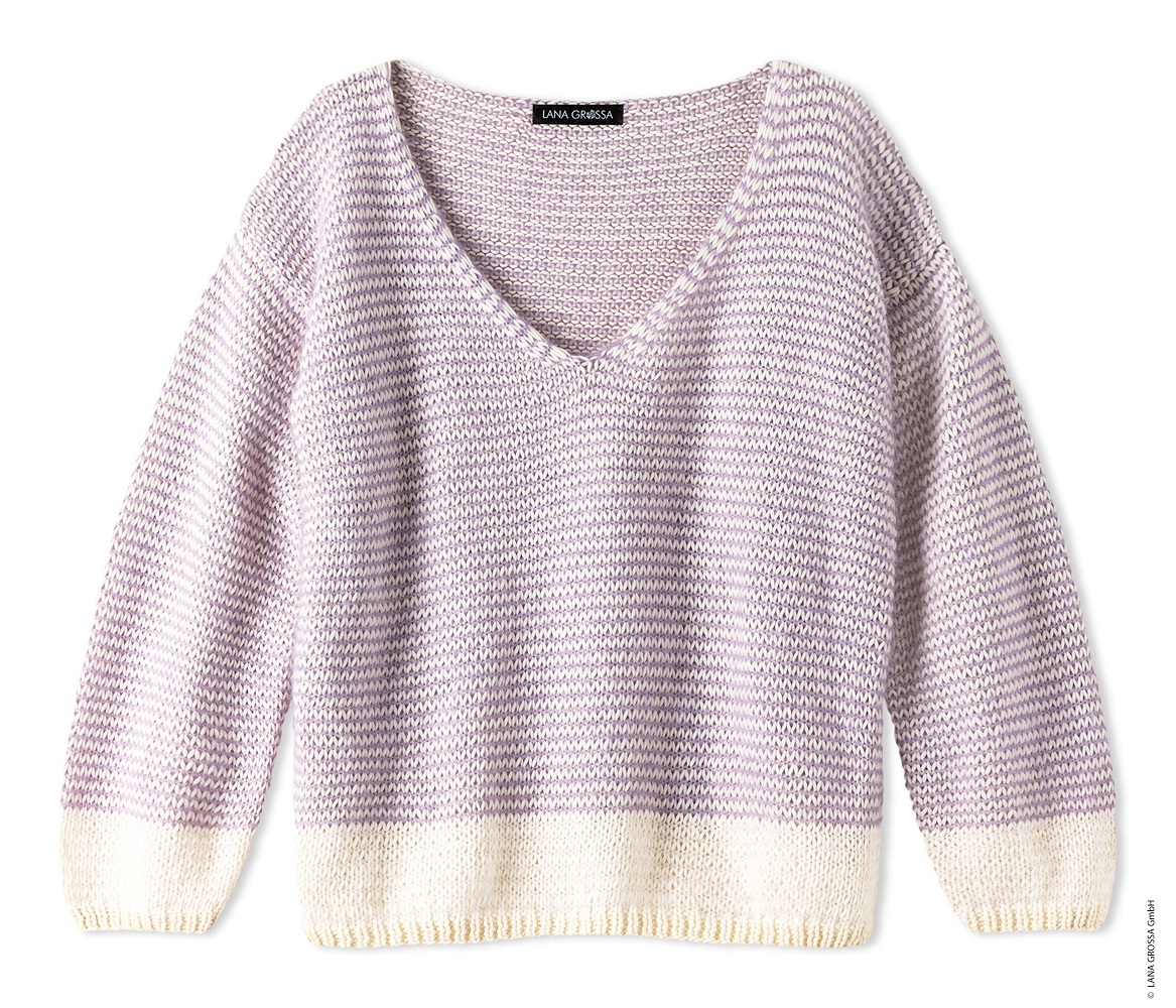 Anleitung Nr. 18506 Pullover aus Promessa & Silkhair