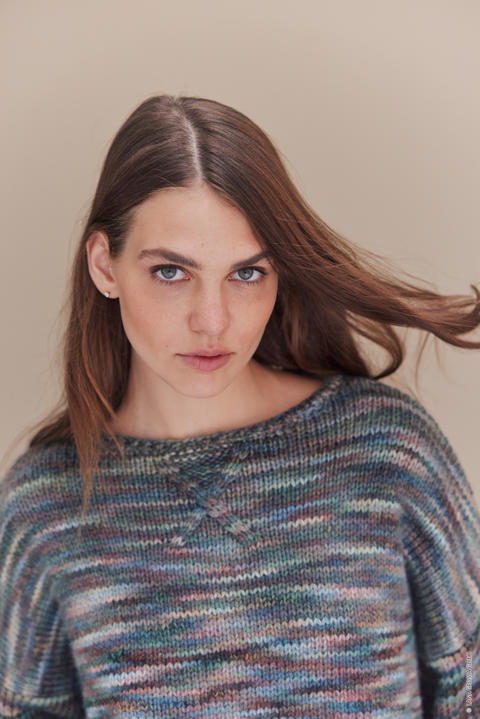 Anleitung Nr. 17679 Pullover aus Cool Merino Big Color