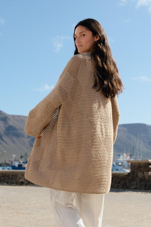 Anleitung Nr. 18631 Longcardigan aus Alta Moda Cotolana