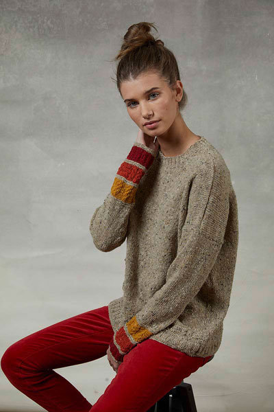 Anleitung Nr. 19077 Pullover aus Donegal
