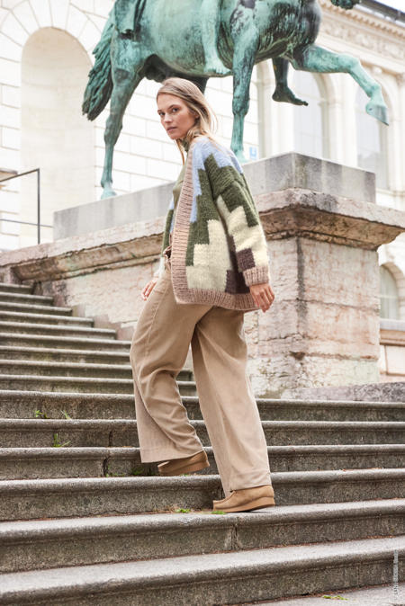 Anleitung Nr. 18997 Cardigan aus Mohair di Gio