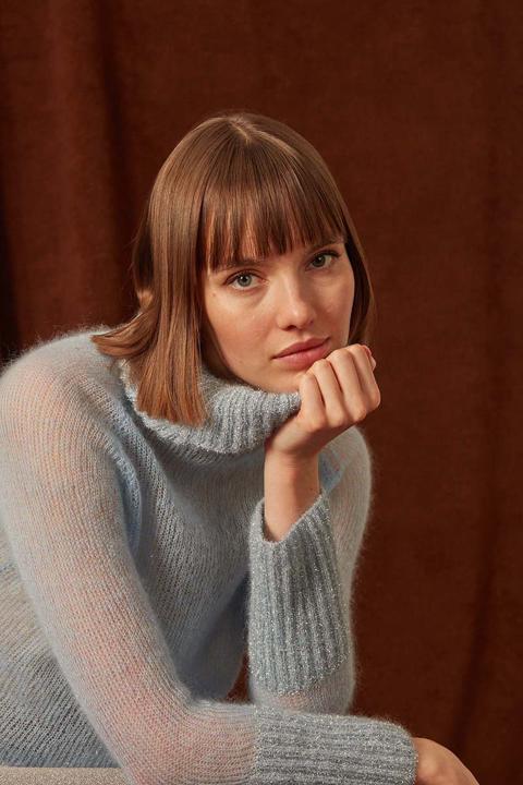 Anleitung Nr 17707 Pullover "Ladina" aus Mohair 21 und Astra