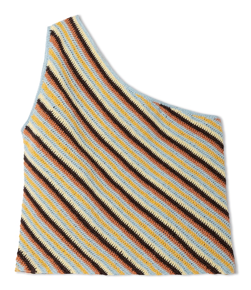 Anleitung Nr. 19562 Asymmetrisches Top aus Filo Lurex (Lana Grossa)