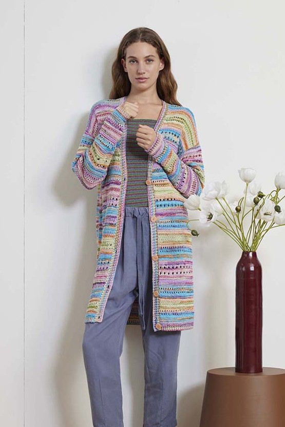 Anleitung Nr. 18375 Jacke "Andren" aus Fiesta (Lang Yarns)