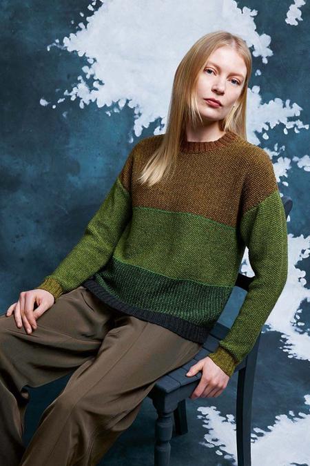 Anleitung Nr. 18887 Pullover "Yelisa" aus Nomad (Lang Yarns)