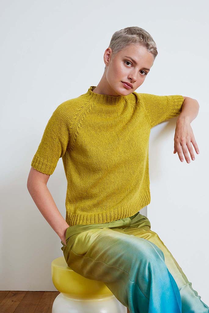 Anleitung Nr. 18387 Kurzarmpullover "Nieves" aus Ananas (Lang Yarns)