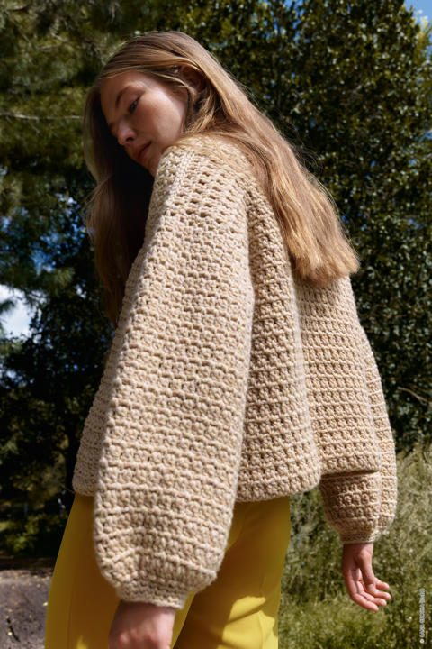 Anleitung Nr 17847 Kurzjacke aus Cool Merino Big