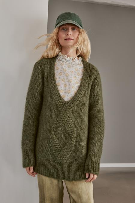Anleitung Nr. 19243 Oversized-Sweater aus Mohair di Gio