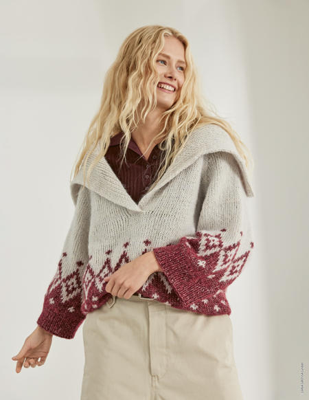 Anleitung Nr. 19230 Raglan-Pullover aus Natural Alpaca Pelo & Glamour
