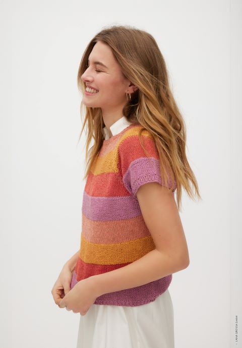 Anleitung Nr. 17322 Topdown Shirt aus Diversa