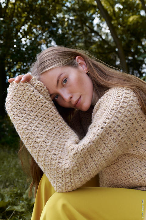 Anleitung Nr 17847 Kurzjacke aus Cool Merino Big
