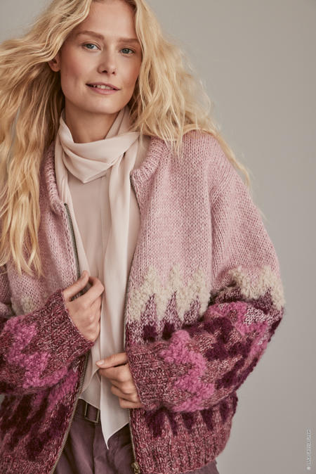 Anleitung Nr. 19227 Jacquard-Jacke aus Natural Alpaca Pelo, Silkhair & Orsetto