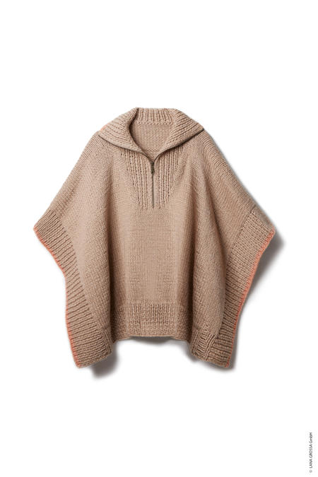 Anleitung Nr. 18923 Poncho aus Winter Softness