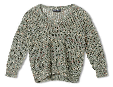Anleitung Nr. 19465 Top-Down Pullover aus Popcorn