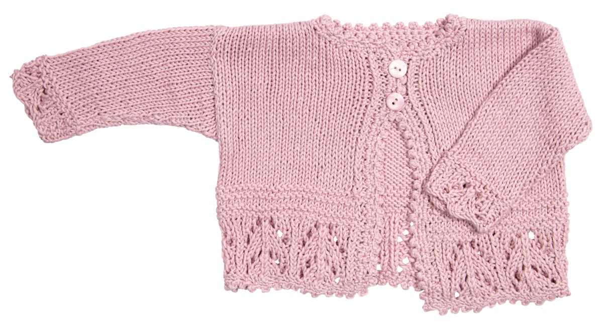 Anleitung Nr. 16688 Baby Jacke aus Soft Cotton (Lana Grossa)