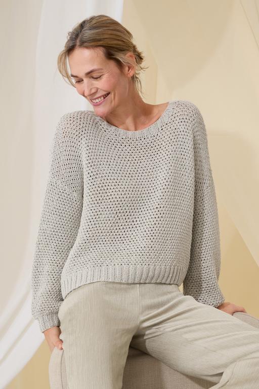 Anleitung Nr. 18527 Pullover aus Cotton Silk