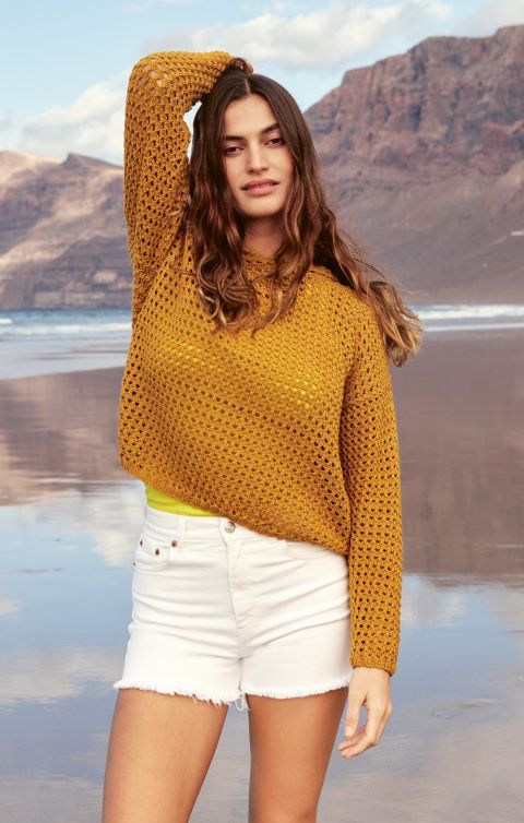 Hoodie aus Cotton Wool