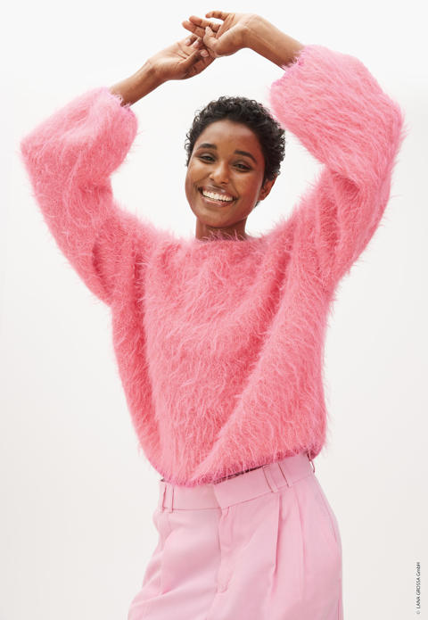 Anleitung Nr. 17777 Pullover aus Basta & Cool Merino Big oder Brigitte No. 2
