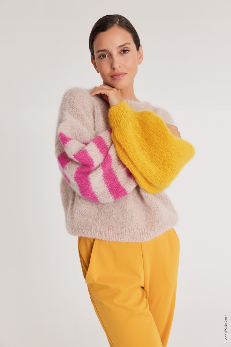 Anleitung Nr. 16764 Pullover aus Mohair Moda (Lana Grossa)
