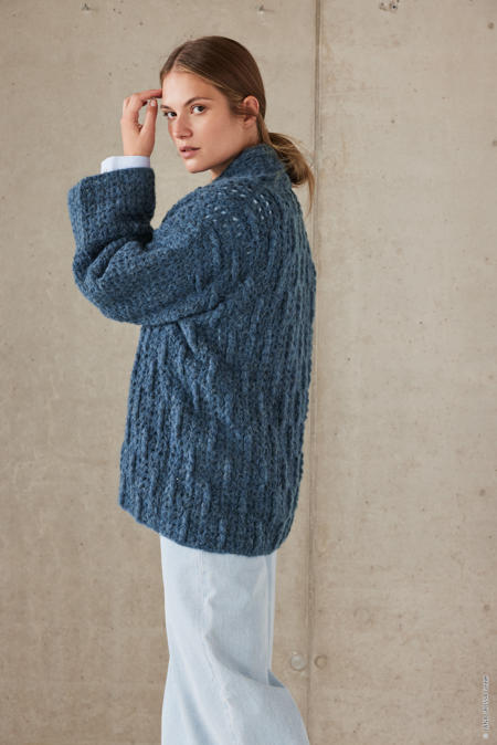 Anleitung Nr. 19004 Häkel-Cardigan aus Alpaca Air II