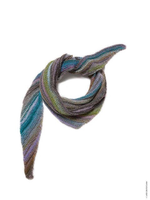 Anleitung Nr. 17594 Halstuch aus Cashmere Pure oder Colorissimo